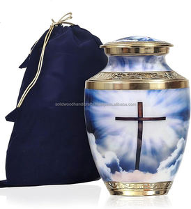 Urnas de cremación de metal para hombres y mujeres, urnas decorativas, urnas hechas a mano, urnas conmemorativas para adultos, urnas funerarias - Product Image 4