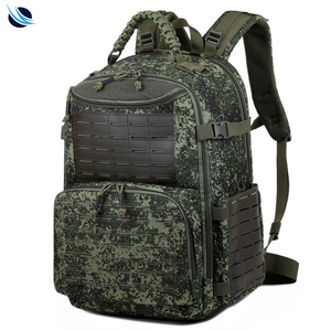 Mochila de Senderismo Táctica de Lujo para Exteriores, de Mezclilla y Poliéster, con Marco Externo, Cierre de Cremallera, Resistente al Agua, Capacidad de 36-56L, Deportiva - Product Image 5