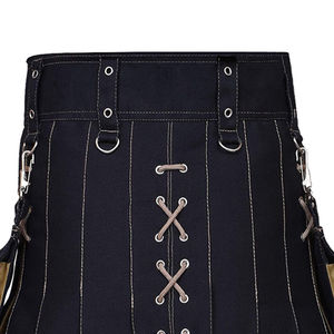 Kilt Utilitario Escocés de Algodón para Hombre, de Primera Calidad, con Diseño Tartán Highland y Accesorios Metálicos para Instrumentos Musicales - Product Image 6