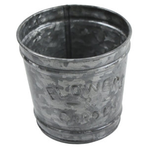 Macetero de Jardín de Hierro con Diseño Iónico, Cesta para Macetas, Decoración para el Hogar y Exteriores, Acabado Galvanizado, Uso en Restaurantes - Product Image 5