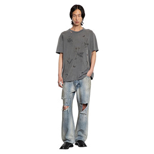 T-shirts pour hommes, design personnalisé, jersey 100% coton, logo personnalisé, séchage rapide, haute qualité, chemises décontractées pour hommes, col rond, service OEM - Product Image 2