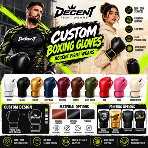 Guantes de Boxeo de Alta Calidad con Logotipo Marrón para Adultos, 8oz-16oz, OEM, Cuero PU, Transpirables, de Secado Rápido, Ligeros, Guantes de Protección para las Manos - Product Image 4