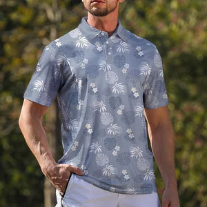 Nuevo Diseño Profesional Personalizable, Camiseta Polo de Algodón para Hombre, Impresión Personalizada, Color Sólido, Sublimación - Product Image 4