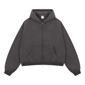 Men Oversized Zipper Hoodie - Product Image 1