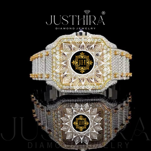 Reloj JUSTHIRA Personalizado Unisex de Lujo, Deportivo, Ejecutivo, con Correa de Acero, Movimiento de Cuarzo, Esfera Cuadrada de 41 mm, al Mejor Precio para Fiestas - Product Image 5