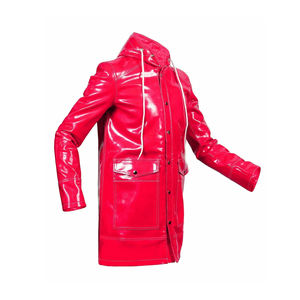 Chaqueta Impermeable de PVC para Hombre, Estilo Urbano, para Trabajo, Lluvia y Exteriores, Largo Regular, Resistente a Tormentas, para Invierno - Product Image 3