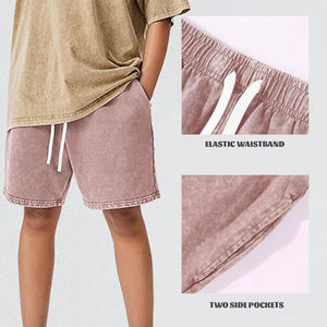 Shorts en polyester uni pour hommes sur mesure, fabrication sur mesure, impression personnalisée, haute qualité, coupe ample, séchage rapide, respirant, pour un style décontracté de rue - Product Image 3