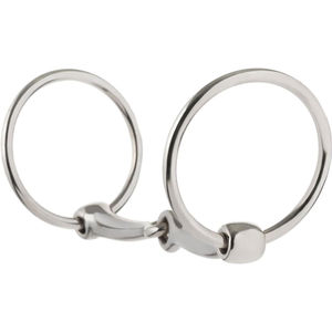 Bocado de Anillas Multiusos de Acero Inoxidable para Montar a Caballo, para Entrenamiento y Control Suave, Bocado Ecuestre para Caballos - Product Image 4