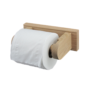 Porte-rouleau de papier toilette en bois, support de rangement de cuisine, bon prix, design personnalisé pour salle de bain - Product Image 6