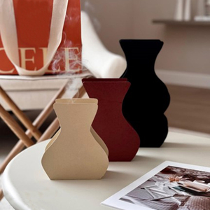 Juego de 3 jarrones de metal con diseño de flor, acabado con recubrimiento en polvo, diseño plano minimalista, hechos a mano para decoración de mesa. - Product Image 2
