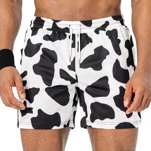 Men's Summer Fashionable Casual Cargo Shorts Customized High Quality Sublimation Print & Mid Waist <b>Elastic</b> Beach Casual Shorts - Product Image 2