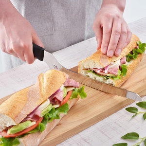 PG-104B Pro-grade Easy-to-cut bread knife, Resin handle bread cutting knife, Made in Japan Knife - Product Image 6