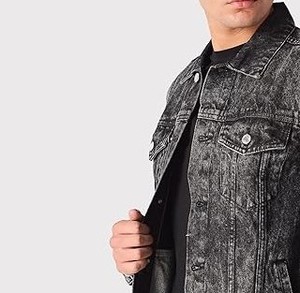 Hot selling breathable <b>Men</b> <b>Denim</b> <b>Jacket</b> customized logocolor premium quality <b>denim</b> <b>jacket</b> for <b>men</b> with in reasonable price - Product Image 3