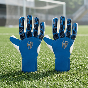 Premium Quality Customized Goalkeeper Gloves High Foam Latex with 4mm German Latex in Front Hand Negative Roll Latex Strap - Product Image 2