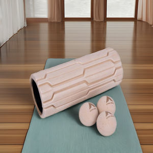 Juego de Rodillos de Espuma EVA de Alta Densidad Texturizada para Yoga, Pilates y Masaje Muscular - Diseño de Tubo ABS Portátil - Product Image 4