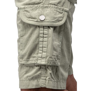 Men's Casual Cargo Shorts 100% Cotton Blend <b>Material</b> Knee Length Mid Waist Knitted Plus Size Quick Dry Summer Wear - Product Image 6