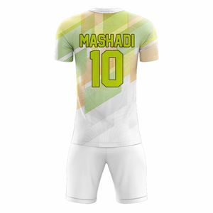 Adult Soccer Club Teams Uniform Sets Breathable 100% Polyester Sublimated Printed Short Sleeve Custom Logo Anti-Bacterial UV - Product Image 6