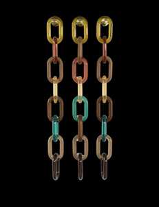 Cadena Decorativa de Pared de Resina Colorida de Lujo, Adorno Colgante Contemporáneo, Adornos de Pared - Product Image 3