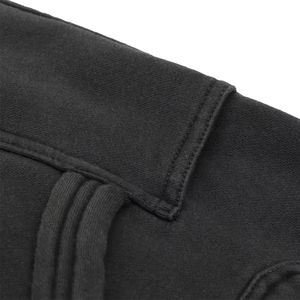 เสื้อฮู้ดผ้าฟลีซคอตตอนแท้ 100% กันน้ำสำหรับฤดูหนาว มีกระเป๋า สำหรับผู้ชาย สไตล์ใหม่ - Product Image 4