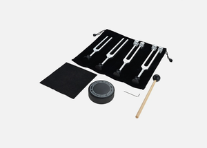 Ensemble de 4 diapasons en alliage d'aluminium Hz pour les chakras, la thérapie sonore, la méditation. - Product Image 4