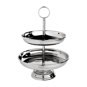 Soporte de Metal Contemporáneo para Pasteles con Acabado Elegante para Cupcakes, Repostería, Decoraciones de Panadería y Bodas - Product Image 5