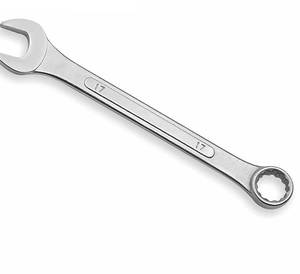 Llave Combinada de Acero al Cromo Vanadio de Grado Industrial, 17 mm, Métrica, Doble Extremo, Mordazas Lisas, Herramienta Manual - Product Image 3