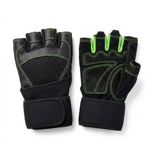Gants de musculation robustes avec support pour les poignets, gants de gym en cuir unisexes, antidérapants, pour la musculation - Product Image 3