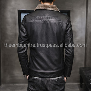 แจ็กเก็ตหนังแฟชั่นสำหรับผู้ชายเสื้อแจ็คเก็ตหนังสินค้าใหม่สไตล์2024โรงงานขายตรงสินค้ามาใหม่ - Product Image 2