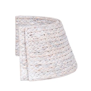 Eco Friendly Handwoven Water Hyacinth Planter Sleeve Basket Cover for Indoor <b>Outdoor</b> Plant Pots - Product Image 2