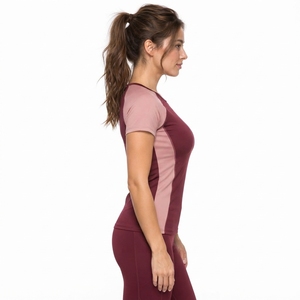 <b>Women</b> <b>Compression</b> Shirt Running Training <b>Top</b> Quick Dry Stretch Material Breathable Construction Moisture Management Comfortable - Product Image 3