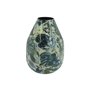 Jarrón de Hierro Decorativo de Último Diseño, Acabado Gris, para Decoración del Hogar y Hoteles, Jarrón de Metal Hecho a Mano - Product Image 5