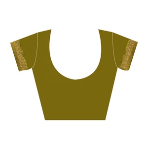 Sari in Georgette di seta morbida <span class=keywords><strong>da</strong></span> <span class=keywords><strong>donna</strong></span> con camicetta scucita stampata grande bordo spesso per feste di <span class=keywords><strong>matrimonio</strong></span> <span class=keywords><strong>abbigliamento</strong></span> pakistano indiano - Product Image 6