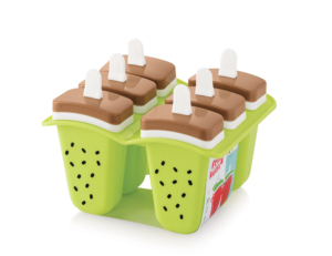 Eco-Friendly PP Freezer Safe Ice Mold <b>Maker</b> Set with Ice Pop <b>Maker</b> & Ice <b>Cream</b> Sticks 6 Fruit Designs - Product Image 2