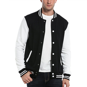 Chaqueta Bomber Deportiva Urbana Informal Unisex de Cuero, Poliéster y Algodón con Botones, Promocional OEM - Product Image 2