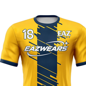 เสื้อฟุตบอลระบายอากาศได้ดี ชุดทีมฟุตบอล ควบคุมความชื้น เสื้อกีฬา สั่งทำได้ตามแบบ รับผลิตแบบ OEM ODM เสื้อฟุตบอล - Product Image 5
