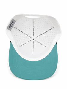 Casquette de golf à 5 panneaux avec logo brodé personnalisé Colormix, bord incurvé en corde découpée au laser, fermeture snapback, unisexe, décontractée - Product Image 3