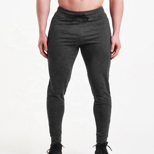 Pantalones Deportivos Casuales para Hombre, Pantalones de Felpa Básicos con Cintura Elástica, Pantalones Color Heather - Product Image 2