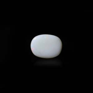 Natural Fire Opal Oval Cabochon 7.2 Carat Loose Gemstone for Fine Jewelry - Product Image 1
