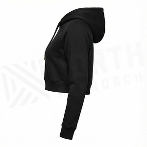 Vente en gros de sweats à capuche en molleton pour femmes, personnalisables en couleur, avec logo personnalisé, grandes tailles, vêtements de sport décontractés - Product Image 3