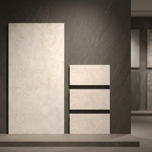 Carreaux de sol et de mur en porcelaine à effet pierre gris scintillant 600x1200mm, impression jet d'encre, 8mm, garantie 4 ans, service après-vente - Product Image 4