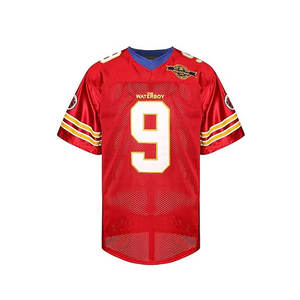 Maillots de football américain personnalisés en gros aux États-Unis, vêtements de sport, broderie, impression par sublimation, logo d'équipe, nom, uniformes en polyester - Product Image 1