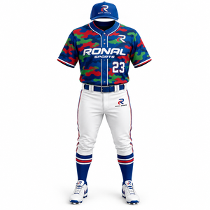 Uniforme de Béisbol de Alta Calidad con Logotipo Personalizado, Secado Rápido, Absorción de Humedad, Servicio OEM, Diseño de Uniforme de Béisbol al por Mayor - Product Image 1