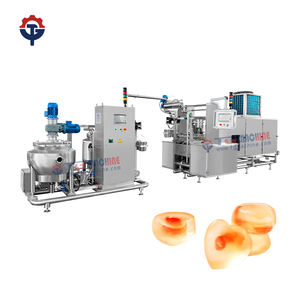 Jelly Gummy Candy personalización fábrica Pequeño Oso gelatina depositador gomoso caramelo duro hacer máquina PLC - Product Image 1