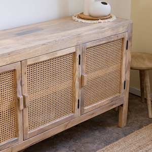 ตู้ข้างเตียงไม้มะม่วงและหวาย รุ่นวันดานา รัเดียนท์ แกรนด์ - Product Image 2