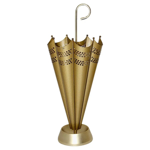 Porta Paraguas Vintage de Hierro para Entrada, Soporte Decorativo Independiente para Interiores con Asa Marrón a Precio Competitivo - Product Image 6