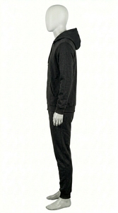 Plain Hoodie And Sweatpants Set Stylish Streetwear Apparel <b>Tracksuit</b> For man - Product Image 4
