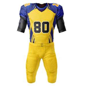 Uniforme de Fútbol Americano al por Mayor, Pantalones Transpirables con Cintura Elástica, Talla Grande, Manga Corta - Product Image 1