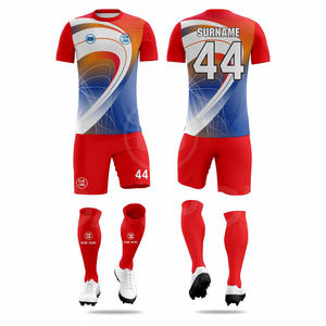 Vente flash - Ensemble d'uniformes de football personnalisés - Maillot de football en polyester de haute qualité - Vêtements d'équipe en gros - Kit d'entraînement d'été - Product Image 2