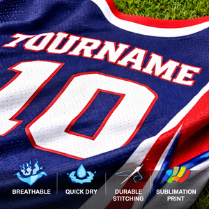 Uniforme de Baloncesto Personalizado para Equipos Escolares, Tallas Grandes, Secado Rápido, Transpirable, 100% Poliéster, Sublimado Personalizado para Jugadores - Product Image 4