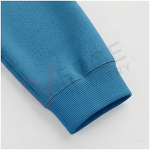 Ensemble de survêtement unisexe bleu à capuche, sweat-shirt et pantalon en coton à manches longues avec logo frontal, tenue décontractée d'automne, coupe classique - Product Image 6